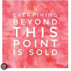 everything below here is sold